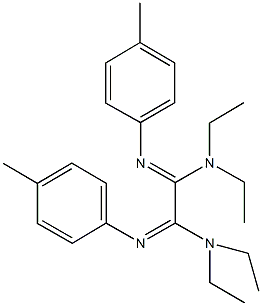 N~1~,N~1~,N~2~,N~2~-tetraethyl-N'~1~,N'~2~-bis(4-methylphenyl)ethanediimidamide 구조식 이미지