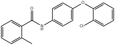 N-[4-(2-chlorophenoxy)phenyl]-2-methylbenzamide Structure