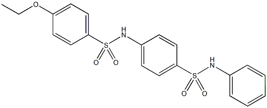 4-{[(4-ethoxyphenyl)sulfonyl]amino}-N-phenylbenzenesulfonamide Structure