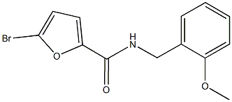 5-bromo-N-(2-methoxybenzyl)-2-furamide Structure