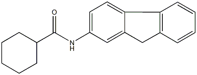 N-(9H-fluoren-2-yl)cyclohexanecarboxamide 구조식 이미지