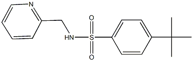 4-tert-butyl-N-(2-pyridinylmethyl)benzenesulfonamide Structure