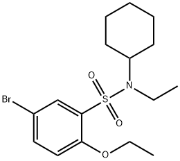 5-bromo-N-cyclohexyl-2-ethoxy-N-ethylbenzenesulfonamide Structure