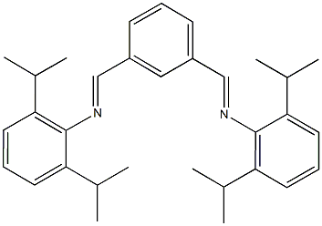 N-(2,6-diisopropylphenyl)-N-(3-{[(2,6-diisopropylphenyl)imino]methyl}benzylidene)amine 구조식 이미지