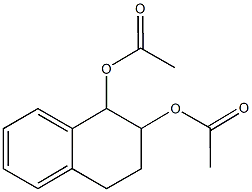 1-(acetyloxy)-1,2,3,4-tetrahydro-2-naphthalenyl acetate Structure