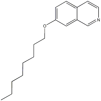 7-isoquinolinyl octyl ether 구조식 이미지