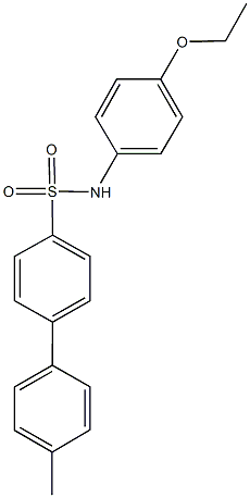 N-(4-ethoxyphenyl)-4'-methyl[1,1'-biphenyl]-4-sulfonamide 구조식 이미지