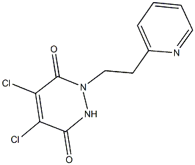 4,5-dichloro-1-[2-(2-pyridinyl)ethyl]-1,2-dihydro-3,6-pyridazinedione Structure