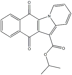 isopropyl 6,11-dioxo-6,11-dihydrobenzo[f]pyrido[1,2-a]indole-12-carboxylate Structure