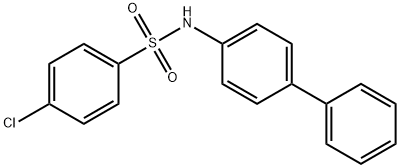 N-[1,1'-biphenyl]-4-yl-4-chlorobenzenesulfonamide 구조식 이미지