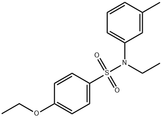 4-ethoxy-N-ethyl-N-(3-methylphenyl)benzenesulfonamide 구조식 이미지