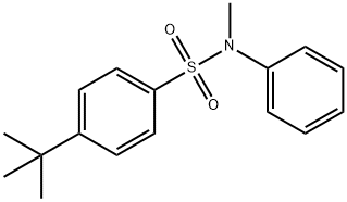 4-tert-butyl-N-methyl-N-phenylbenzenesulfonamide Structure