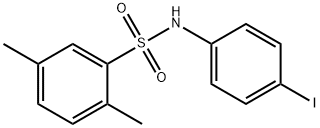N-(4-iodophenyl)-2,5-dimethylbenzenesulfonamide 구조식 이미지