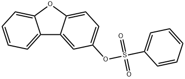 dibenzo[b,d]furan-2-yl benzenesulfonate 구조식 이미지