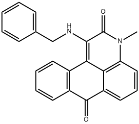 1-(benzylamino)-3-methyl-3H-naphtho[1,2,3-de]quinoline-2,7-dione 구조식 이미지