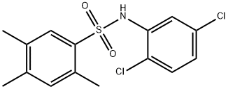 N-(2,5-dichlorophenyl)-2,4,5-trimethylbenzenesulfonamide Structure