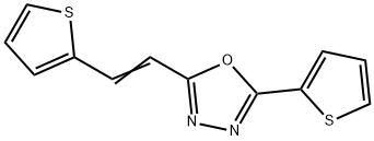 2-(2-thienyl)-5-[2-(2-thienyl)vinyl]-1,3,4-oxadiazole 구조식 이미지