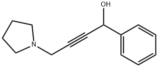 1-phenyl-4-(1-pyrrolidinyl)-2-butyn-1-ol Structure