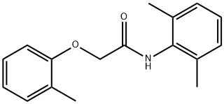 N-(2,6-dimethylphenyl)-2-(2-methylphenoxy)acetamide 구조식 이미지