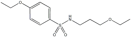 4-ethoxy-N-(3-ethoxypropyl)benzenesulfonamide 구조식 이미지