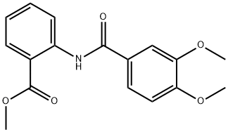 methyl 2-[(3,4-dimethoxybenzoyl)amino]benzoate Structure