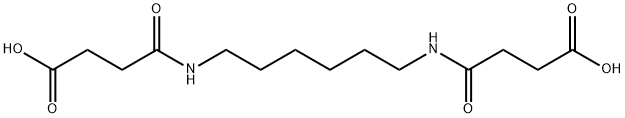 4-({6-[(3-carboxypropanoyl)amino]hexyl}amino)-4-oxobutanoic acid 구조식 이미지