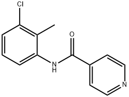N-(3-chloro-2-methylphenyl)isonicotinamide Structure