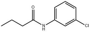 N-(3-chlorophenyl)butanamide 구조식 이미지