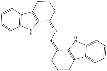2,3,4,9-tetrahydro-1H-carbazol-1-one 2,3,4,9-tetrahydro-1H-carbazol-1-ylidenehydrazone 구조식 이미지