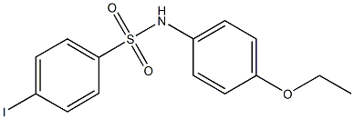 N-(4-ethoxyphenyl)-4-iodobenzenesulfonamide 구조식 이미지