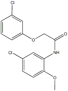 N-(5-chloro-2-methoxyphenyl)-2-(3-chlorophenoxy)acetamide Structure