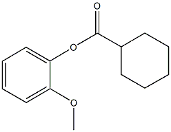 2-methoxyphenyl cyclohexanecarboxylate Structure