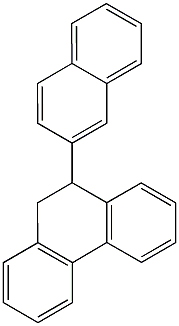 9-(2-naphthyl)-9,10-dihydrophenanthrene Structure