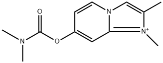 1,2-dimethylimidazo[1,2-a]pyridin-1-ium-7-yl dimethylcarbamate Structure