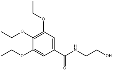 3,4,5-triethoxy-N-(2-hydroxyethyl)benzamide Structure