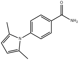 4-(2,5-dimethyl-1H-pyrrol-1-yl)benzamide 구조식 이미지