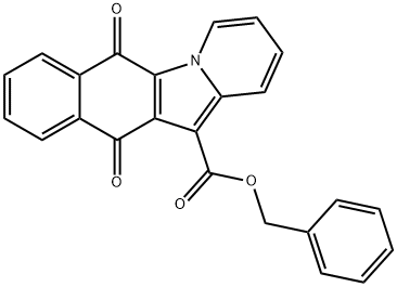 benzyl 6,11-dioxo-6,11-dihydrobenzo[f]pyrido[1,2-a]indole-12-carboxylate 구조식 이미지