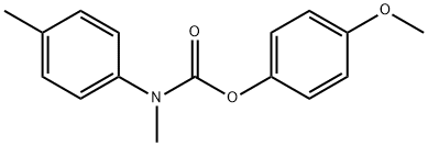 4-methoxyphenyl methyl(4-methylphenyl)carbamate 구조식 이미지