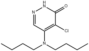 4-chloro-5-(dibutylamino)-3(2H)-pyridazinone Structure