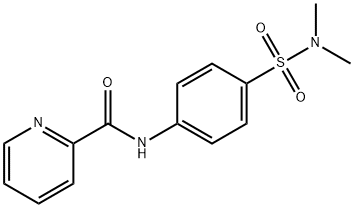 N-{4-[(dimethylamino)sulfonyl]phenyl}-2-pyridinecarboxamide Structure