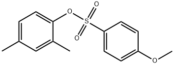 2,4-dimethylphenyl4-methoxybenzenesulfonate 구조식 이미지