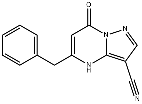 5-benzyl-7-oxo-4,7-dihydropyrazolo[1,5-a]pyrimidine-3-carbonitrile Structure