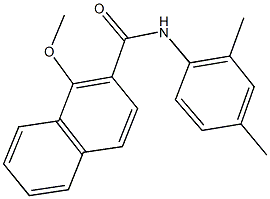 N-(2,4-dimethylphenyl)-1-methoxy-2-naphthamide Structure