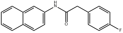 2-(4-fluorophenyl)-N-(2-naphthyl)acetamide Structure