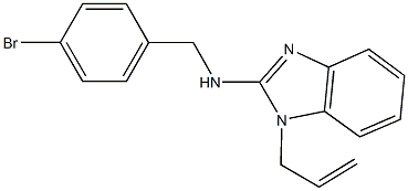 1-allyl-N-(4-bromobenzyl)-1H-benzimidazol-2-amine Structure