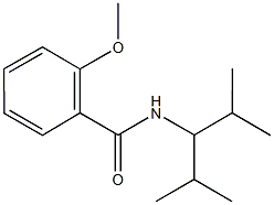 N-(1-isopropyl-2-methylpropyl)-2-methoxybenzamide Structure