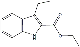 ethyl 3-ethyl-1H-indole-2-carboxylate Structure