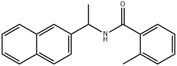 2-methyl-N-[1-(2-naphthyl)ethyl]benzamide Structure