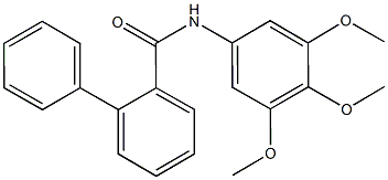 N-(3,4,5-trimethoxyphenyl)[1,1'-biphenyl]-2-carboxamide 구조식 이미지