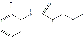 N-(2-fluorophenyl)-2-methylpentanamide 구조식 이미지